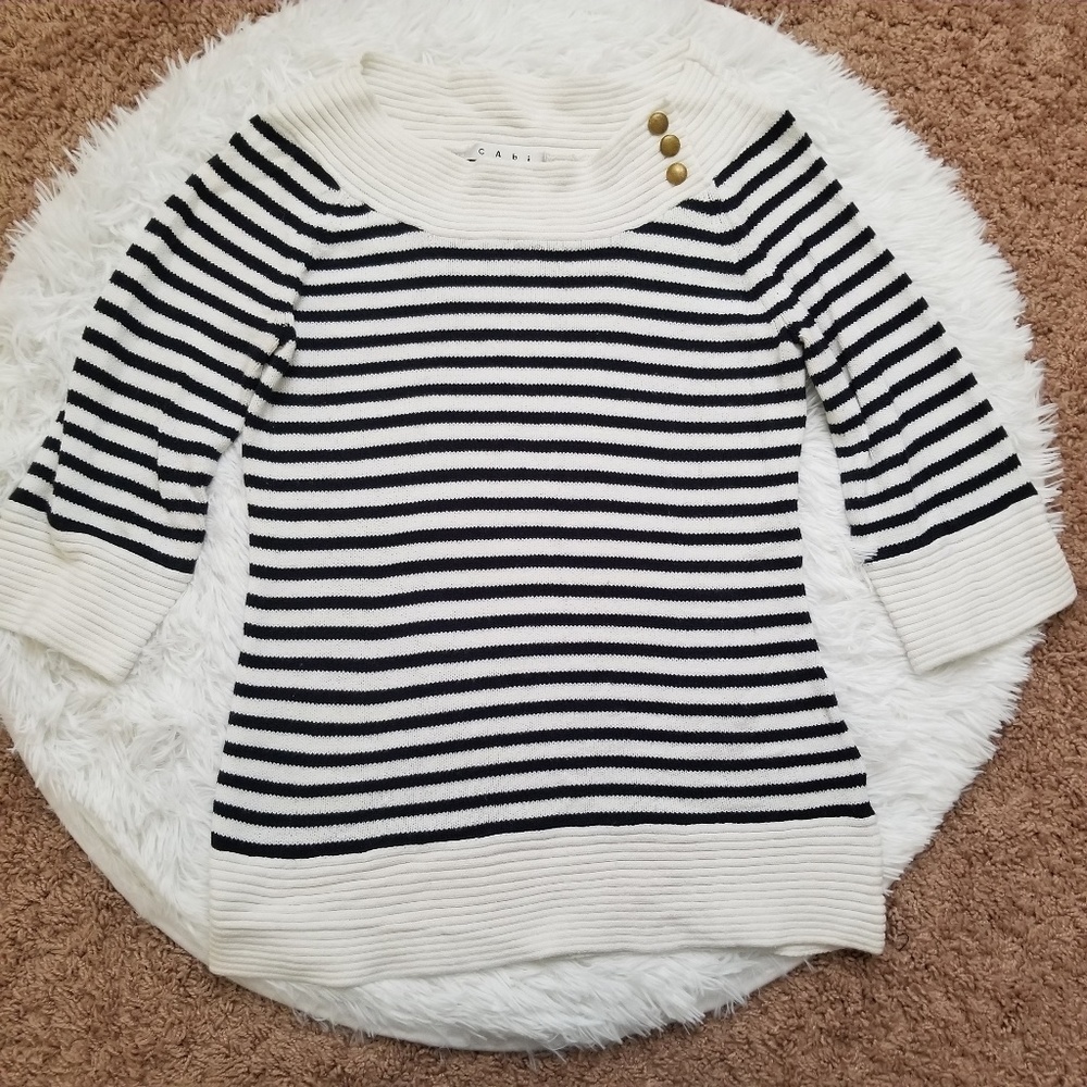 Cabi striped sweater